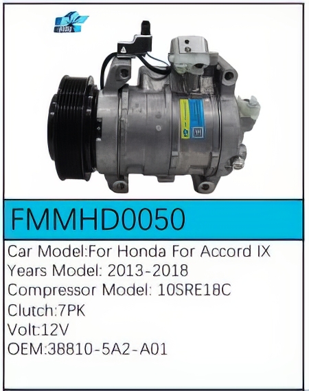 PartzBiz CE: -สำหรับคอมเพรสเซอร์ Honda - FMMHD0050 PartzBiz CE: -สำหรับคอมเพรสเซอร์ Honda - FMMHD0050