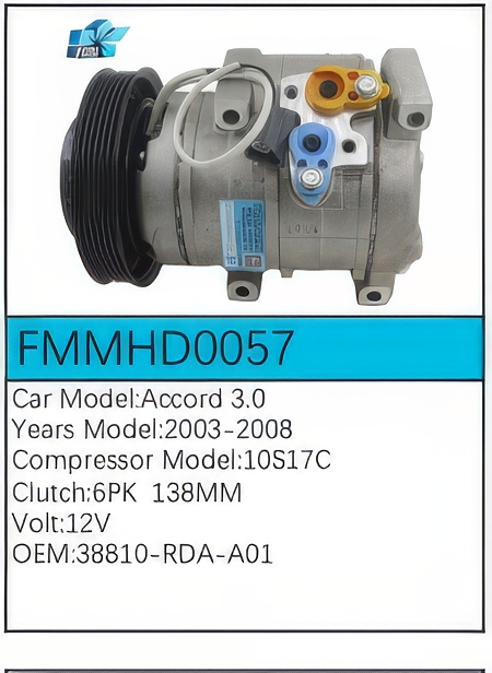 PartzBiz CE: -สำหรับคอมเพรสเซอร์ Honda - FMMHD0057 PartzBiz CE: -สำหรับคอมเพรสเซอร์ Honda - FMMHD0057