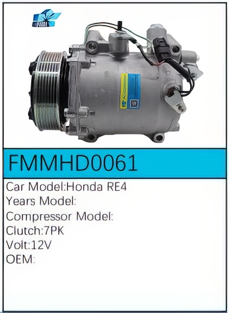 PartzBiz CE: -สำหรับคอมเพรสเซอร์ Honda - FMMHD0061 PartzBiz CE: -สำหรับคอมเพรสเซอร์ Honda - FMMHD0061