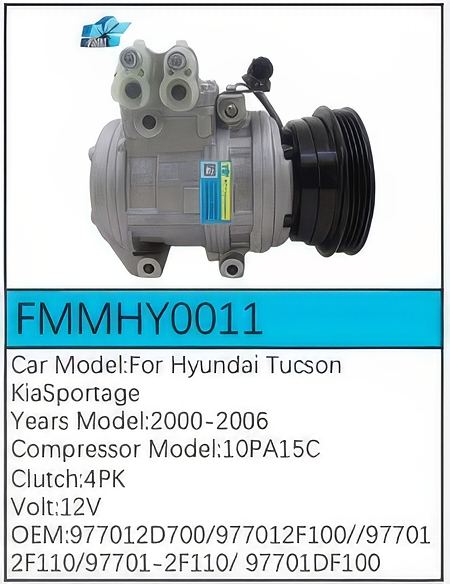 PartzBiz CE: -สำหรับคอมเพรสเซอร์ Hyundai - FMMHY0011 PartzBiz CE: -สำหรับคอมเพรสเซอร์ Hyundai - FMMHY0011