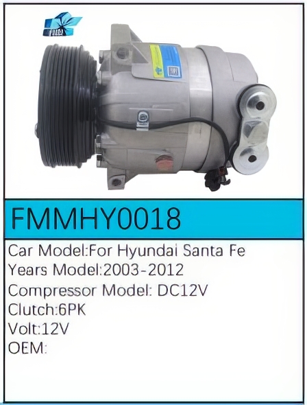 PartzBiz CE: -สำหรับคอมเพรสเซอร์ Hyundai - FMMHY0018 PartzBiz CE: -สำหรับคอมเพรสเซอร์ Hyundai - FMMHY0018