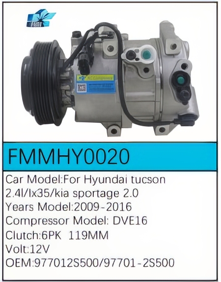 PartzBiz CE: -สำหรับคอมเพรสเซอร์ Hyundai - FMMHY0020 PartzBiz CE: -สำหรับคอมเพรสเซอร์ Hyundai - FMMHY0020