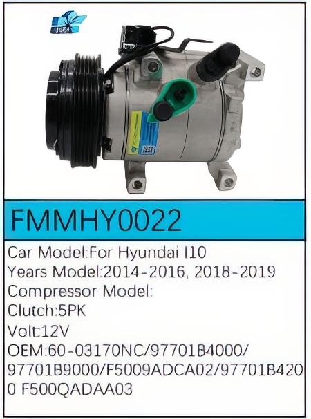 PartzBiz CE: -สำหรับคอมเพรสเซอร์ Hyundai - FMMHY0022 PartzBiz CE: -สำหรับคอมเพรสเซอร์ Hyundai - FMMHY0022