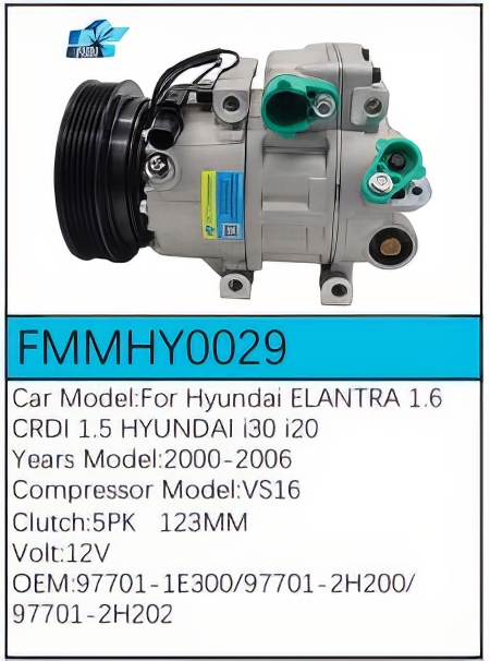 PartzBiz CE: -Compressor for Hyundai - FMMHY0029 PartzBiz CE: -Compressor for Hyundai - FMMHY0029
