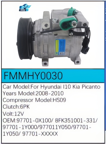 PartzBiz CE: -Compressor for Hyundai - FMMHY0030 PartzBiz CE: -Compressor for Hyundai - FMMHY0030