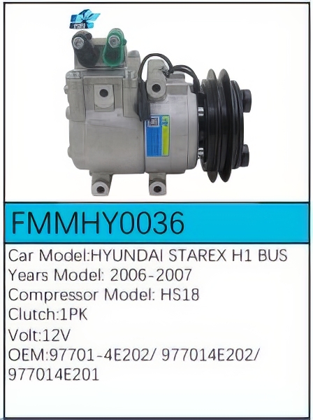 PartzBiz CE: -Compressor for Hyundai - FMMHY0036 PartzBiz CE: -Compressor for Hyundai - FMMHY0036