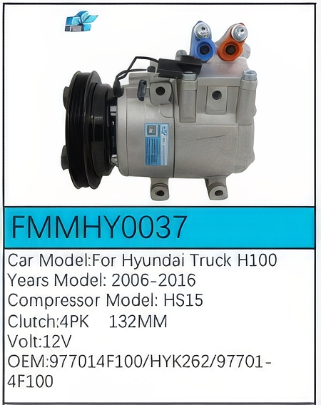 PartzBiz CE: -Compressor for Hyundai - FMMHY0037 PartzBiz CE: -Compressor for Hyundai - FMMHY0037