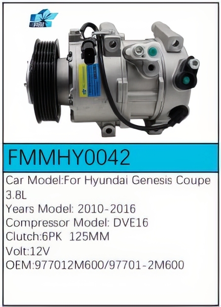PartzBiz CE: -Compressor for Hyundai - FMMHY0042 PartzBiz CE: -Compressor for Hyundai - FMMHY0042