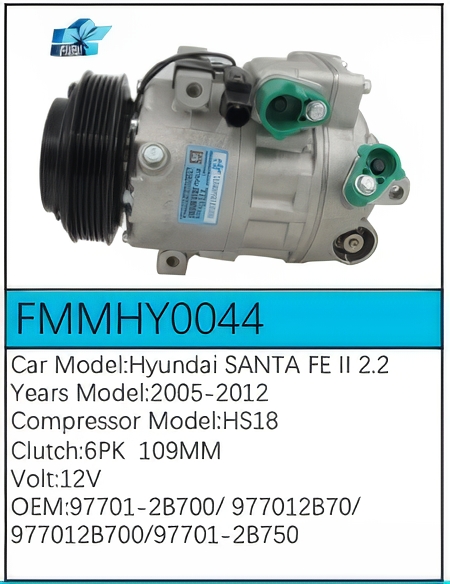 PartzBiz CE: -Compressor for Hyundai - FMMHY0044 PartzBiz CE: -Compressor for Hyundai - FMMHY0044