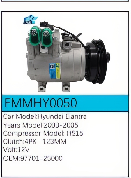 PartzBiz CE: -Compressor for Hyundai - FMMHY0050 PartzBiz CE: -Compressor for Hyundai - FMMHY0050