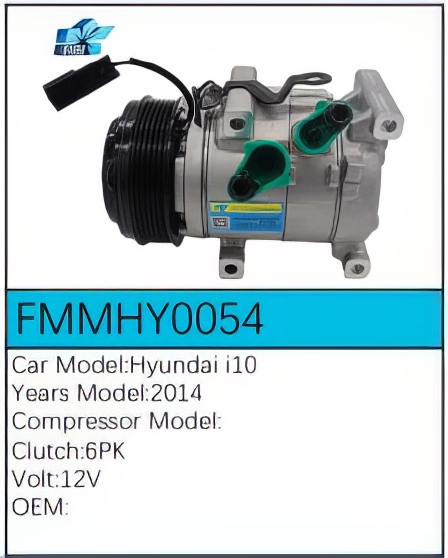 PartzBiz CE: -Compressor for Hyundai - FMMHY0054 PartzBiz CE: -Compressor for Hyundai - FMMHY0054
