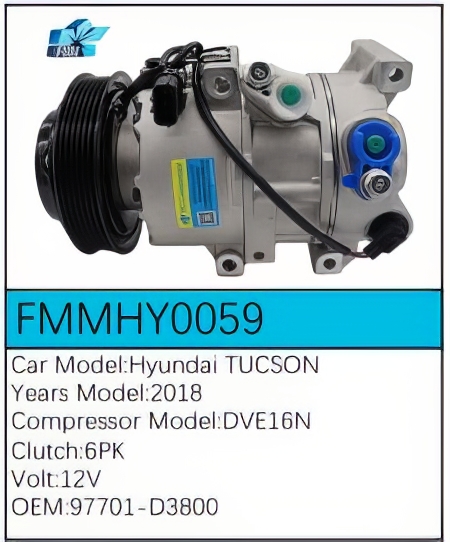 PartzBiz CE: -Compressor for Hyundai - FMMHY0059 PartzBiz CE: -Compressor for Hyundai - FMMHY0059