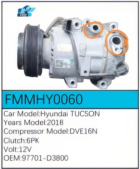 PartzBiz CE: -สำหรับคอมเพรสเซอร์ Hyundai - FMMHY0060 PartzBiz CE: -สำหรับคอมเพรสเซอร์ Hyundai - FMMHY0060