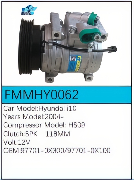 PartzBiz CE: -Compressor for Hyundai - FMMHY0062 PartzBiz CE: -Compressor for Hyundai - FMMHY0062