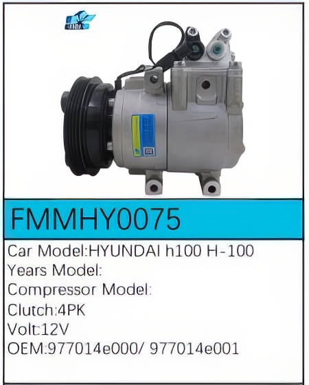 PartzBiz CE: -Compressor for Hyundai - FMMHY0075 PartzBiz CE: -Compressor for Hyundai - FMMHY0075