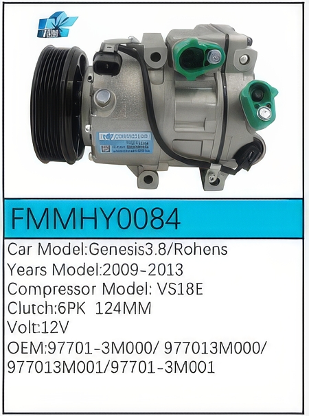 PartzBiz CE: -Compressor for Hyundai - FMMHY0084 PartzBiz CE: -Compressor for Hyundai - FMMHY0084