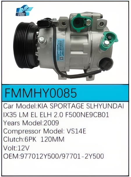 PartzBiz CE: -Compressor for Hyundai - FMMHY0085 PartzBiz CE: -Compressor for Hyundai - FMMHY0085