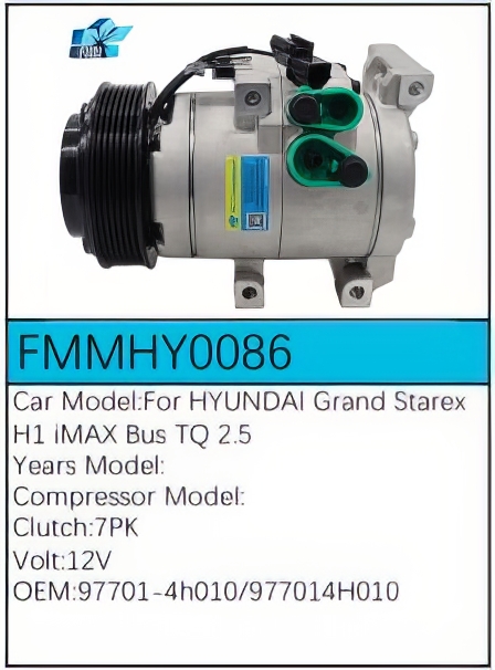 PartzBiz CE: -Compressor for Hyundai - FMMHY0086 PartzBiz CE: -Compressor for Hyundai - FMMHY0086