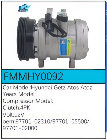 PartzBiz CE: -สำหรับคอมเพรสเซอร์ Hyundai - FMMHY0092 PartzBiz CE: -สำหรับคอมเพรสเซอร์ Hyundai - FMMHY0092