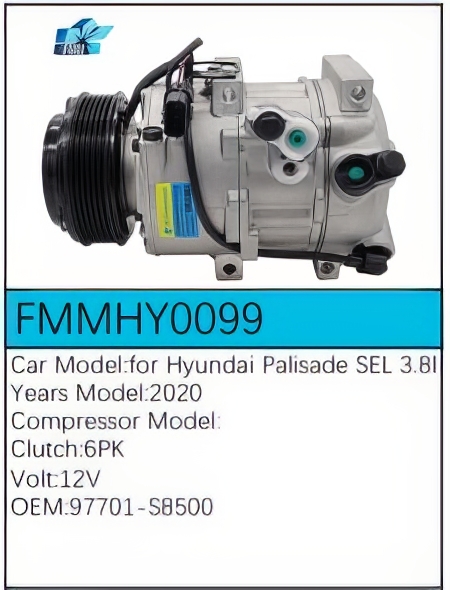 PartzBiz CE: -Compressor for Hyundai - FMMHY0099 PartzBiz CE: -Compressor for Hyundai - FMMHY0099