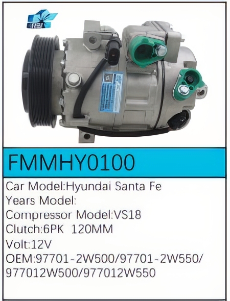 PartzBiz CE: -Compressor for Hyundai - FMMHY0100 PartzBiz CE: -Compressor for Hyundai - FMMHY0100
