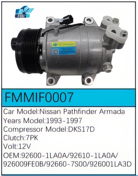 PartzBiz CE: -Compressor for Infiniti - FMMIF0007 PartzBiz CE: -Compressor for Infiniti - FMMIF0007
