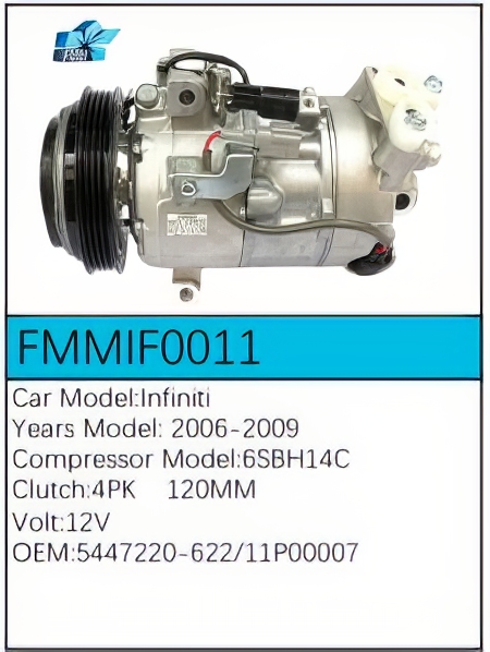 PartzBiz CE: -Compressor for Infiniti - FMMIF0011 PartzBiz CE: -Compressor for Infiniti - FMMIF0011