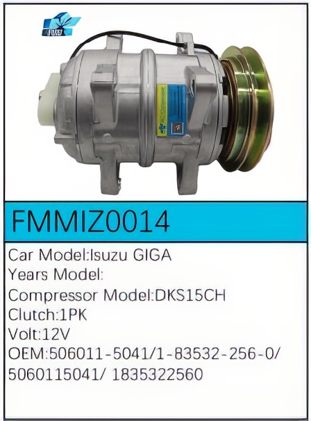 PartzBiz CE: -สำหรับคอมเพรสเซอร์ Isuzu - FMMIZ0014 PartzBiz CE: -สำหรับคอมเพรสเซอร์ Isuzu - FMMIZ0014