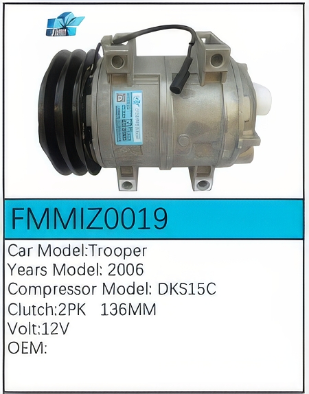 PartzBiz CE: -Compressor for Isuzu - FMMIZ0019 PartzBiz CE: -Compressor for Isuzu - FMMIZ0019
