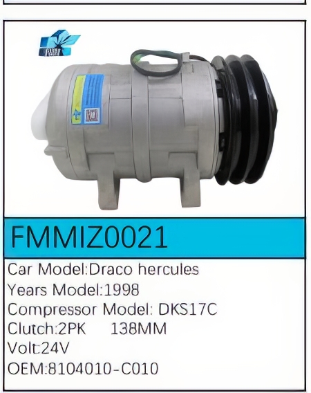 PartzBiz CE: -Compressor for Isuzu - FMMIZ0021 PartzBiz CE: -Compressor for Isuzu - FMMIZ0021