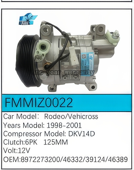 PartzBiz CE: -Compressor for Isuzu - FMMIZ0022 PartzBiz CE: -Compressor for Isuzu - FMMIZ0022
