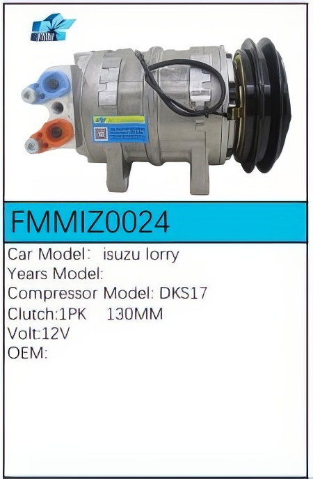 PartzBiz CE: -Compressor for Isuzu - FMMIZ0024 PartzBiz CE: -Compressor for Isuzu - FMMIZ0024