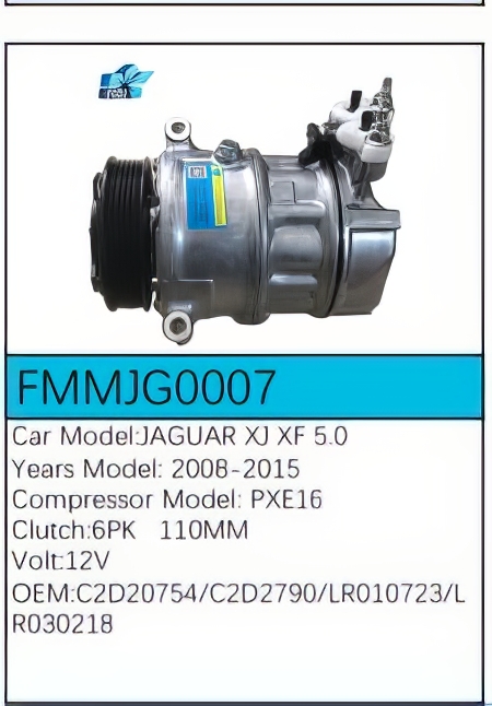 PartzBiz CE: -Compressor for Jaguar - FMMJG0007 PartzBiz CE: -Compressor for Jaguar - FMMJG0007