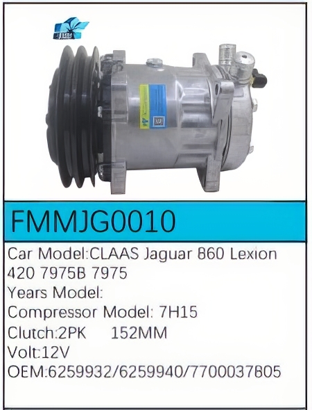 PartzBiz CE: -Compressor for Jaguar - FMMJG0010 PartzBiz CE: -Compressor for Jaguar - FMMJG0010