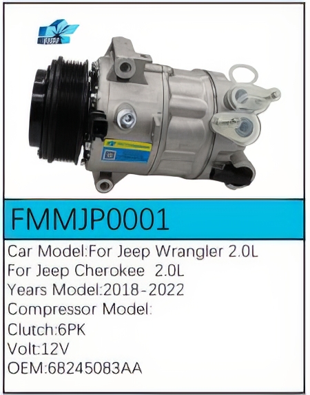 PartzBiz CE: -สำหรับคอมเพรสเซอร์ Jeep - FMMJP0001 PartzBiz CE: -สำหรับคอมเพรสเซอร์ Jeep - FMMJP0001