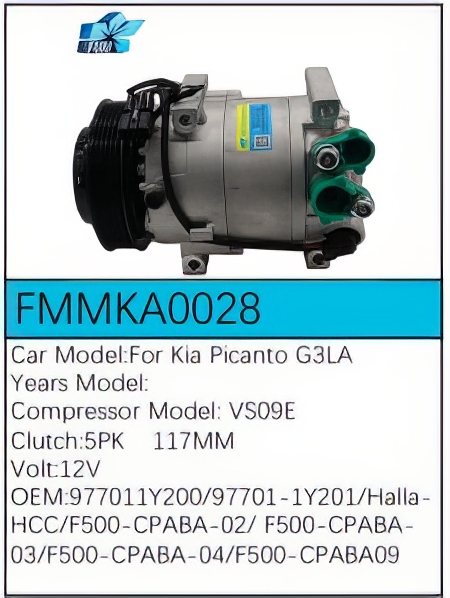 PartzBiz CE: -สำหรับคอมเพรสเซอร์ Kia - FMMKA0028 PartzBiz CE: -สำหรับคอมเพรสเซอร์ Kia - FMMKA0028