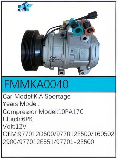 PartzBiz CE: -สำหรับคอมเพรสเซอร์ Kia - FMMKA0040 PartzBiz CE: -สำหรับคอมเพรสเซอร์ Kia - FMMKA0040