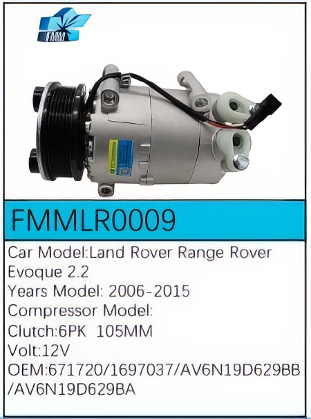 PartzBiz CE: -Compressor for Land Rover - FMMLR0009 PartzBiz CE: -Compressor for Land Rover - FMMLR0009