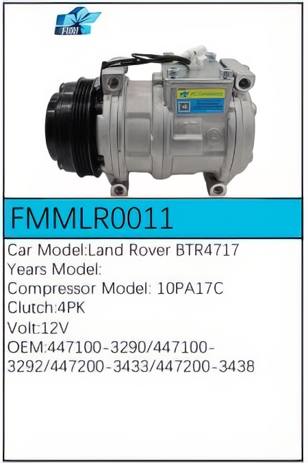 PartzBiz CE: -Compressor for Land Rover - FMMLR0011 PartzBiz CE: -Compressor for Land Rover - FMMLR0011