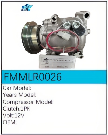 PartzBiz CE: -Compressor FMMLR0026 PartzBiz CE: -Compressor FMMLR0026