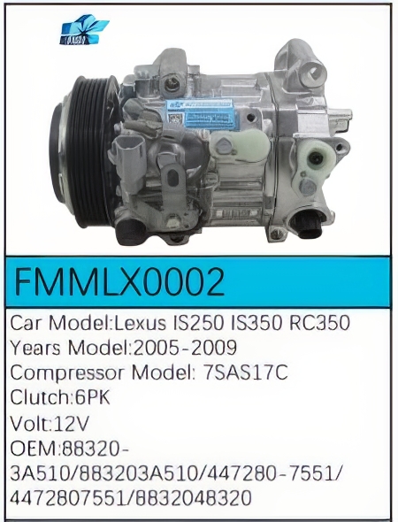 PartzBiz CE: -สำหรับคอมเพรสเซอร์ Lexus - FMMLX0002 PartzBiz CE: -สำหรับคอมเพรสเซอร์ Lexus - FMMLX0002