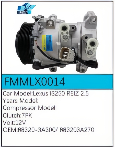PartzBiz CE: -Compressor for Lexus - FMMLX0014 PartzBiz CE: -Compressor for Lexus - FMMLX0014