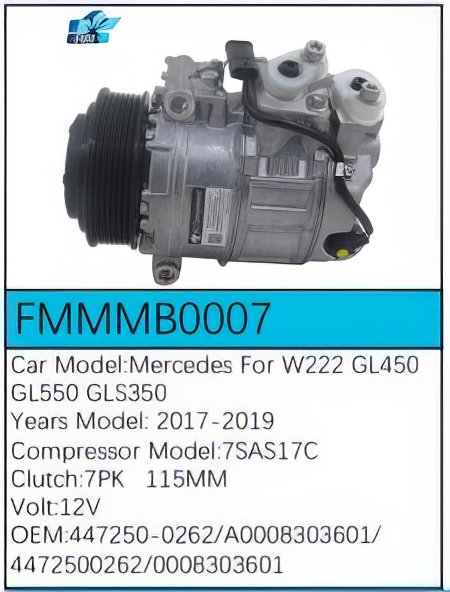 PartzBiz CE: -Compressor for Mercedes-Benz - FMMMB0007 PartzBiz CE: -Compressor for Mercedes-Benz - FMMMB0007