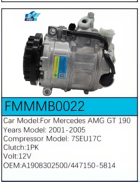 PartzBiz CE: -Compressor for Mercedes-Benz - FMMMB0022 PartzBiz CE: -Compressor for Mercedes-Benz - FMMMB0022