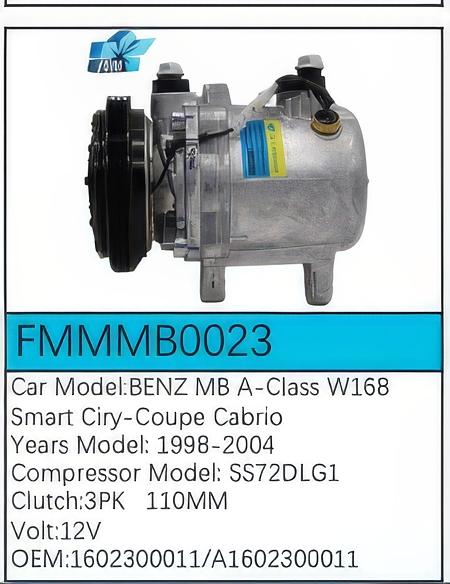 PartzBiz CE: -Compressor for Mercedes-Benz - FMMMB0023 PartzBiz CE: -Compressor for Mercedes-Benz - FMMMB0023