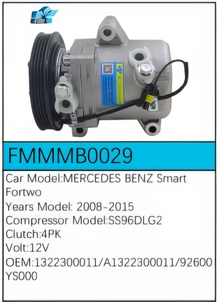 PartzBiz CE: -Compressor for Mercedes-Benz - FMMMB0029 PartzBiz CE: -Compressor for Mercedes-Benz - FMMMB0029