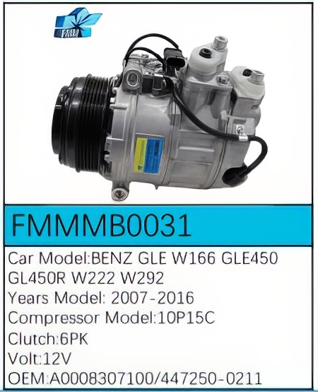PartzBiz CE: -Compressor for Mercedes-Benz - FMMMB0031 PartzBiz CE: -Compressor for Mercedes-Benz - FMMMB0031