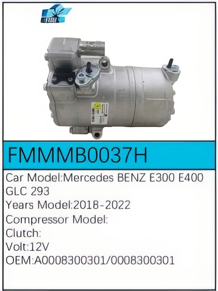 PartzBiz CE: -Compressor for Mercedes-Benz - FMMMB0037H PartzBiz CE: -Compressor for Mercedes-Benz - FMMMB0037H