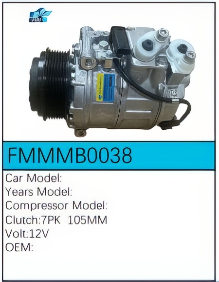 PartzBiz CE: -Compressor FMMMB0038 PartzBiz CE: -Compressor FMMMB0038