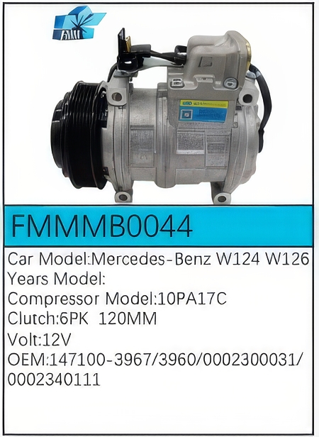 PartzBiz CE: -Compressor for Mercedes-Benz - FMMMB0044 PartzBiz CE: -Compressor for Mercedes-Benz - FMMMB0044
